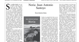 Lee más sobre el artículo Reseña de ‘Noria’ en La Jornada Zacatecas